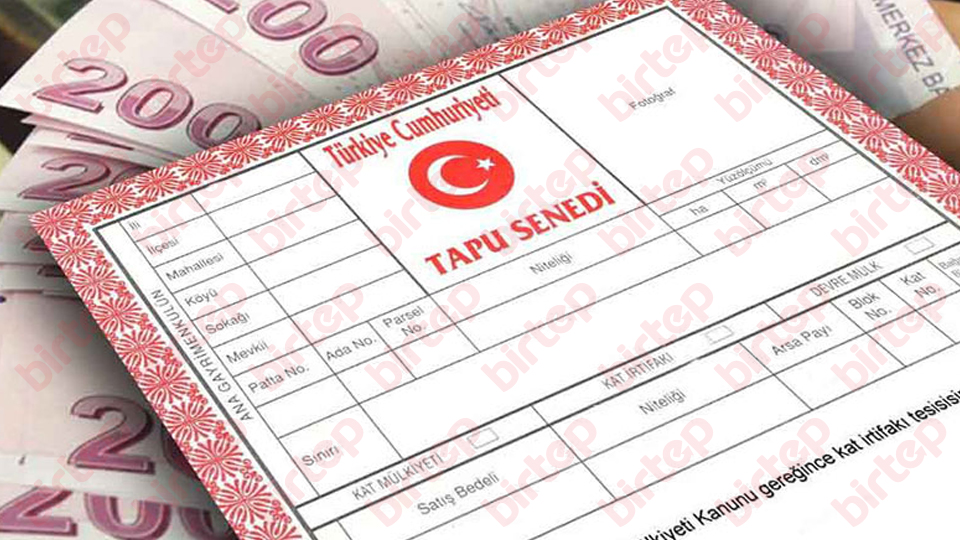 Tapu Döner Sermaye Harcına Zam Geldi